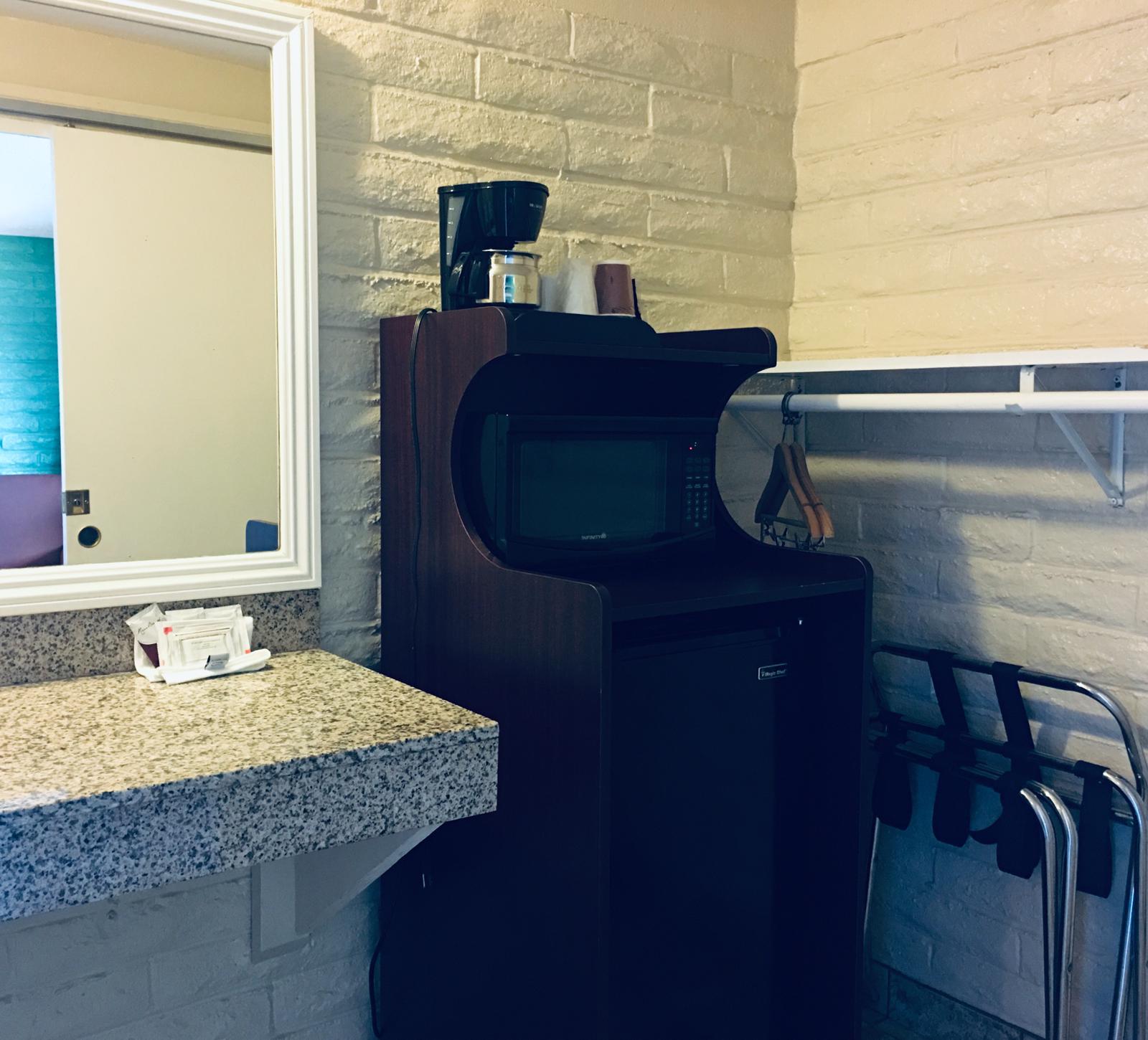 ADA Microwave and Coffee Maker